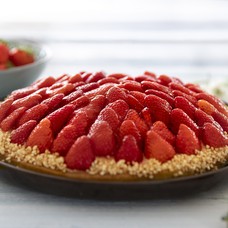 Valfresco hausgemachte Erdbeer Crostata für 6 Personen (1,6 kg)