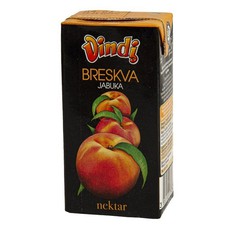 Vindi peach pulp juice 0,2 l