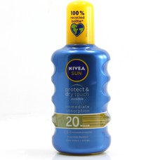 Nivea Sun Protect & Dry Touch SPF20 sprej za sunčanje 200 ml