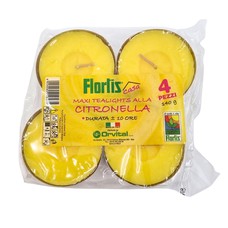 Svijeća citronella (4 komada)