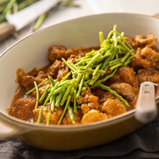 Homemade sausage and wild asparagus stew for 4 persons (1 kg)