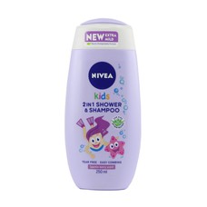 Nivea Kids 2u1 gel za tuširanje i šampon za djevojčice 250 ml