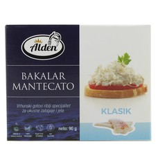 Weißer Mantecato Kabeljau Aufstrich Klassik 90 g