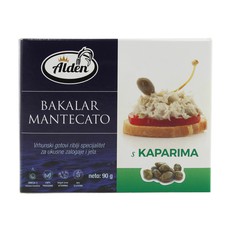 Weißer Mantecato Kabeljau Aufstrich mit Kapern 90 g