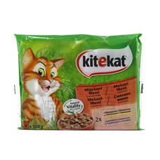 Kitekat cat food mix 100 g (4 pcs)