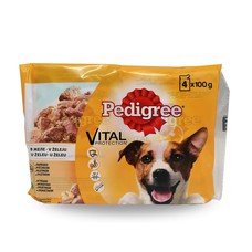 Pedigree dog food with chicken and lamb   (4 pcs x 100 g)