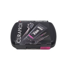 Putni set Black is white Curaprox