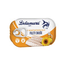 Makrelenfilets in Sonnenblumenöl Delamaris 125 g