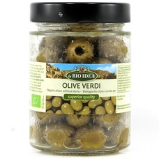 Grüne Oliven (entkernt) La Bio Idea 165 g
