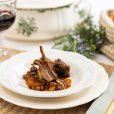 Dinstana janjetina sa slanutkom i suhim voćem za 2 osobe (750 g)