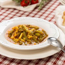Green bean and veal stew for 2 persons (600 g)