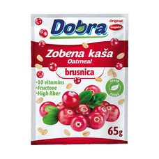 Dobra zobena kaša - brusnica 65 g