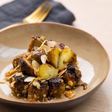 Baked brussels sprouts with almonds and balsamic vinegar (450g)