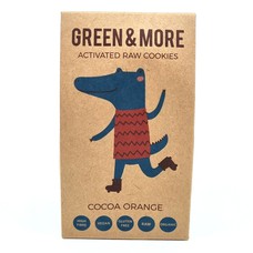 Green & More Raw Cocoa and Orange Cookies 80 g