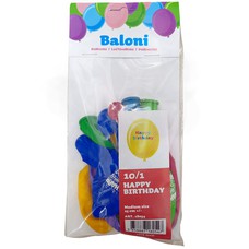 Happy Birthday Balloons 10 pcs