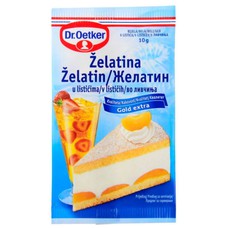 Leaf gelatine Dr. Oetker 10 g