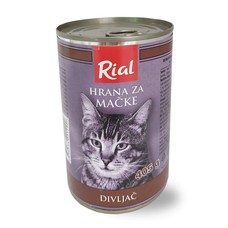 Rial cat food game meat 405 g