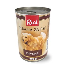 Rial dog food game meat 405 g