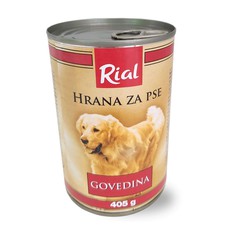 Rial dog food beef meat 405 g