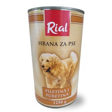 Rial hrana za pse piletina i puretina 1,25 kg