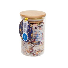 Duftendes Meeresbadesalz mit Blütenblättern 220 g
