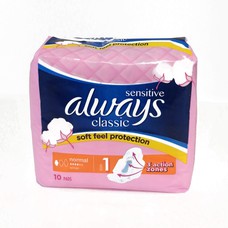 Always Classic Sensitive Normal pads (10 pcs)