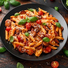 Penne u umaku od rajčice i bosiljka