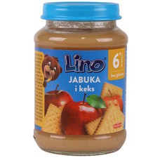 Lino kašica jabuka i keks 190 g