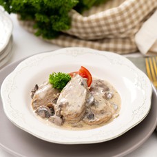 Schweinemedaillons in Pilzsoße für 2 Personen (400 g)