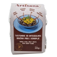 Tjestenina od integralnog brašna pira i konoplje 400 g