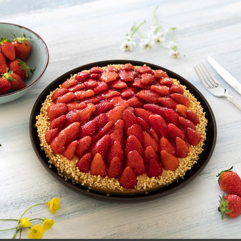 Homemade strawberry crostata (1,6 kg)