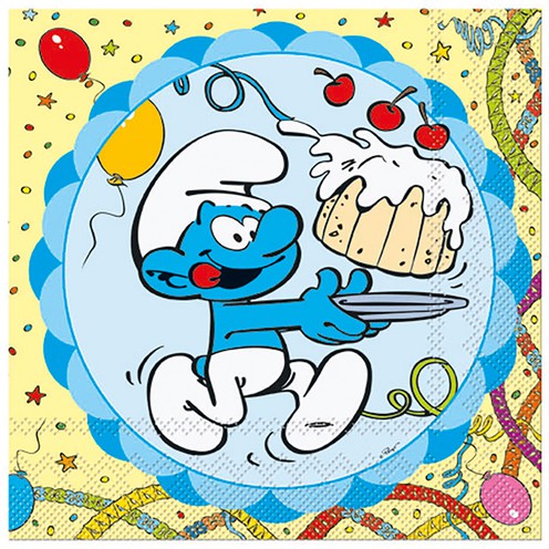 Paper Napkins Smurfs 20 pcs