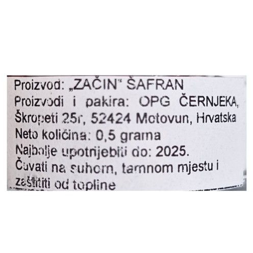 Istarski šafran 0,5 g