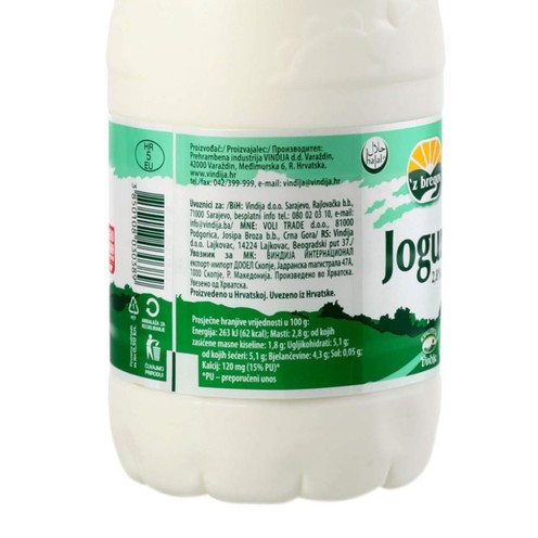 'Z bregov Joghurt Natur 2,8% M.F. 1000 g