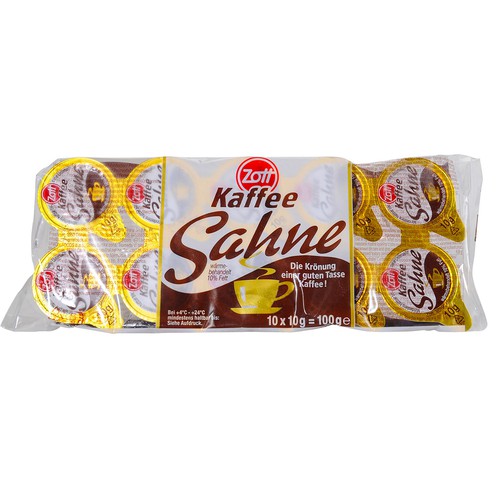 Vrhnje za kavu Zott 10x10g