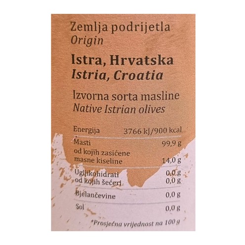 Salvela Rošinjola maslinovo ulje 0,5 l