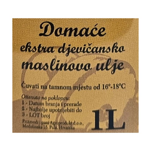 Torčol vodnjanski maslinovo ulje 1 l