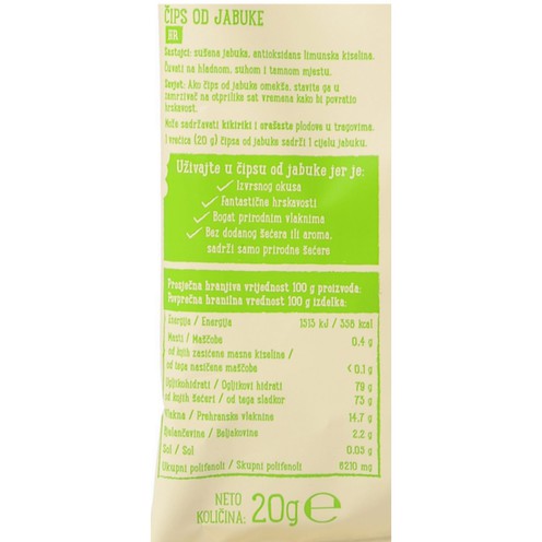 Apfelchips 20g