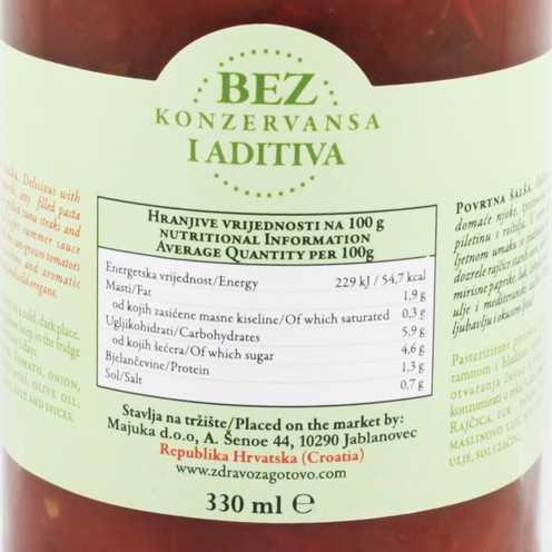 Vegetable salsa 330 ml
