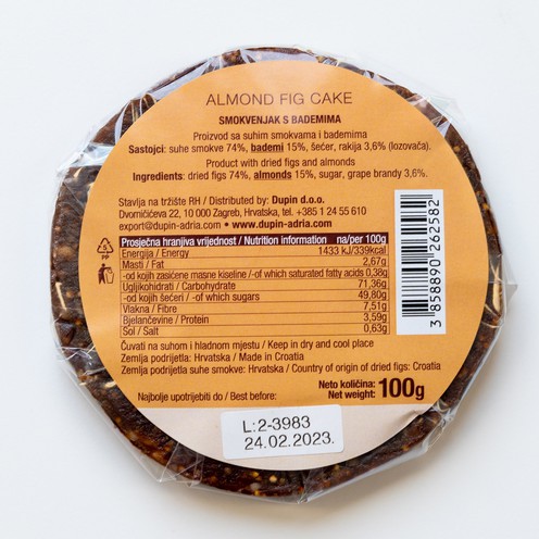Smokvenjak badem 100 g