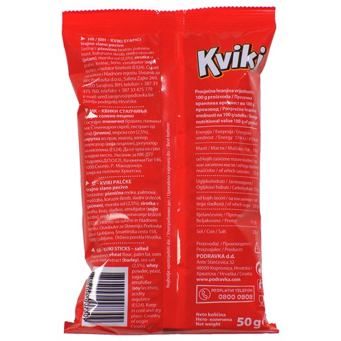 Kviki salty sticks 50 g