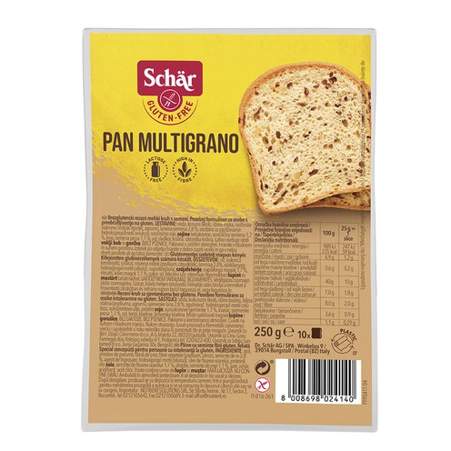 Glutenfreies Vollkorntoastbrot 250 g