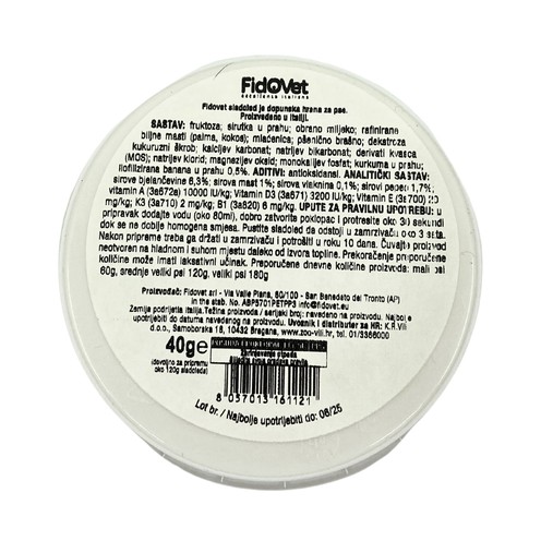 FidoVet sladoled banana 40 g
