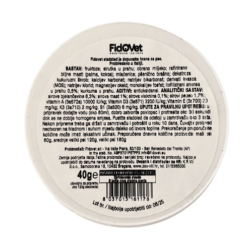 FidoVet sladoled ananas 40 g