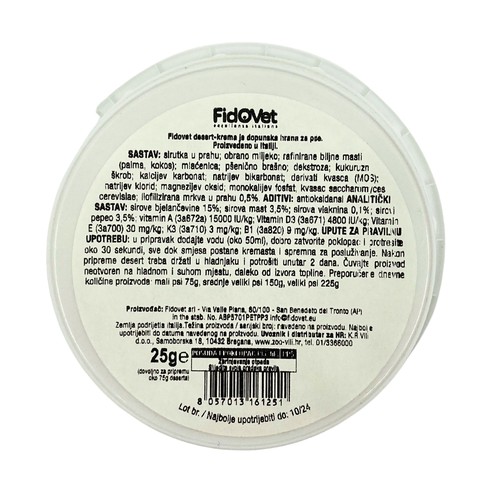 FidoVet desert mrkva 25 g