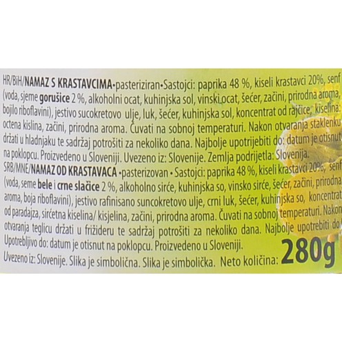 Natureta namaz s krastavcima 280 g