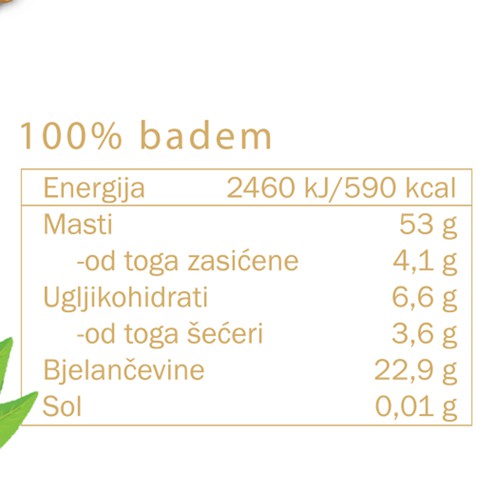 Maslac od badema 350 g