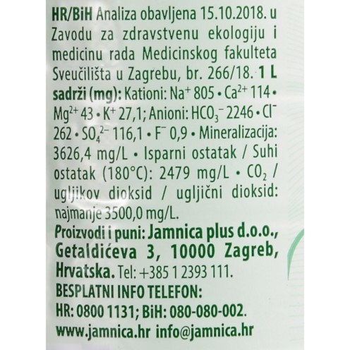 Jamnica Sparkling Water 1 l