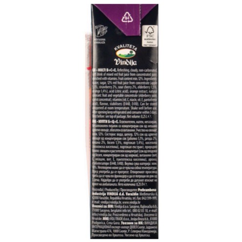 Vindino sok multivitamin 0,2 l