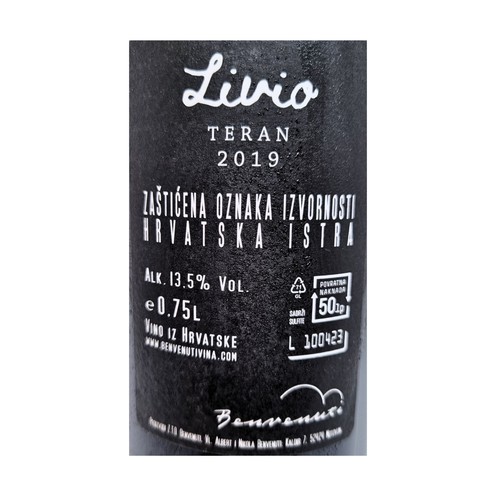Teran Livio Benvenuti 2019 0,75 l